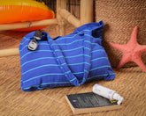 شنطة ومنشفة (2 في 1) - أزرق