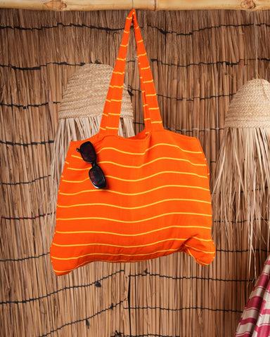 The Tote Towel | 2-in-1 Beach Bag & Towel Orange